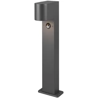 TRIO Leuchten LED Pollerleuchte 50cm mit Bewegungsmelder & GU10 LED, Bewegungssensor, LED wechselbar, warmweiß, Wegeleuchte zur Garten Wegbeleuchtung, Außenleuchte Gartenlampe schwarz