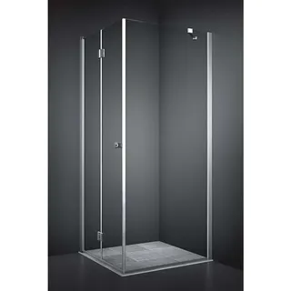 Dansani Match Falttür Eckeinstieg (1/2), 87-89cm, klares Glas