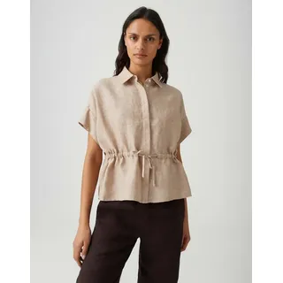 Opus Kurzarmbluse Faluri Beige 40