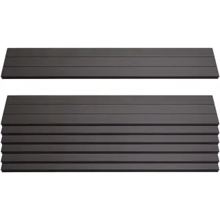 7er Set Latten für WPC-Sichtschutz Savoie, Bretter Windschutz, ca. 1qm, MVG-zertifiziert ~ 90cm, anthrazit