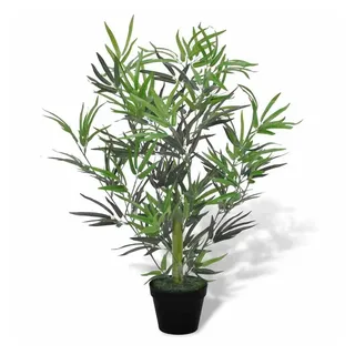 vidaXL Künstlicher Bambusbaum mit Topf 80 cm