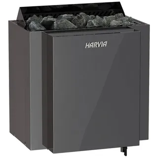 Harvia Qubic Combi BlackSteel BQ60S 6 kW + Zubehör