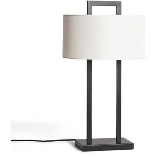 LEDKIA Tischlampe Metall mit USB Anschluss und Touch Schalter Tianna Schwar