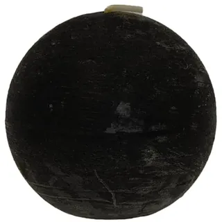 Kugelkerze Rustic Ø 80 mm (schwarz)