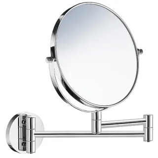 Smedbo Schminkspiegel Beslagsboden, Chrom, Metall, Kunststoff, Glas, rund, feuchtraumgeeignet, Spiegel, Schminkspiegel
