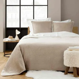 douceur d`interieur Mylene Bettüberwurf 240 x 220 cm Beige