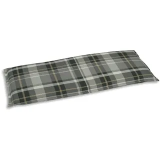 GO-DE Bankauflage 115 x 48 x 6 cm grau-kariert 1 St.