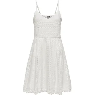 Only Kleid Spitzenkleid Weiß 40