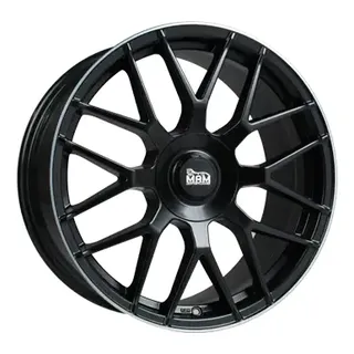 mam wheels GT1 8,0 x 18 5 x 100 ET45 MB66,6 Matt Black Lip Polish