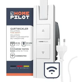 HOMEPILOT RolloTron pure smart Gurtwickler 23 mm Zugkraft (max.) 45 kg Unterputz