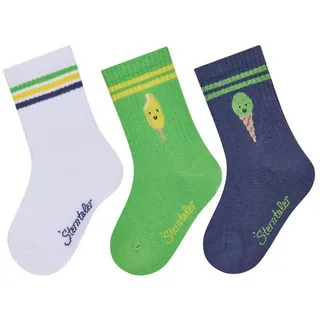 Sterntaler Socken 3er-Pack Eis in weiß | Gr.: 22