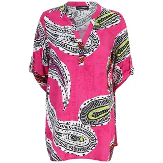 Doris Streich Klassische Bluse mit Paisley-Print rosa 46