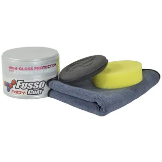 Fusso Coat light Autopflege Wachs Paste Wax Lackpflege 200g + Tuch + LE Applikator