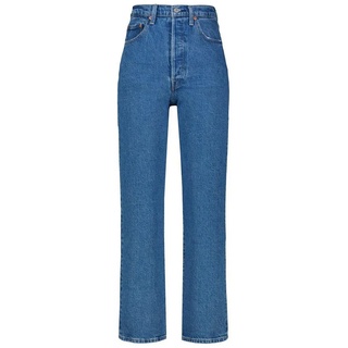 Levi's® 5-Pocket-Jeans Damen Jeans RIBCAGE STRAIGHT ANKLE JAZZ verkürzt (1-tlg) blau 28/29