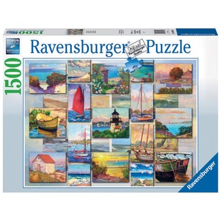 Ravensburger Coastal Collage Jigsaw puzzle 1500 pc(s) Art (1500 Teile)