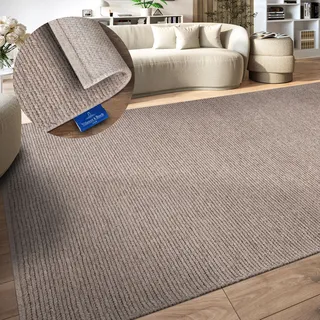Villeroy & Boch Wollteppich Francois, rechteckig, Höhe: 7 mm, in rund, oval, Läufer, handgewebt, Wolle, Wohnzimmer, Schlafzimmer beige 60 cm x 90 cm x 7 mm