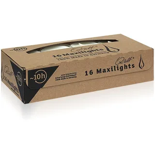 Qult Farluce Teelichter in Kunststoffhülle - Rußfrei - unbeduftet - Nightlights und Maxilights (Qult Farluce Maxilights, 1)