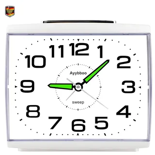 Analog Wecker Ohne Ticken Seniorenwecker Nachtlicht Snooze