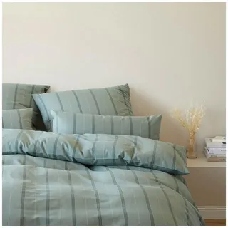 ELEGANTE Cornwall Gestreift Flanell Grün 40 x 80 cm