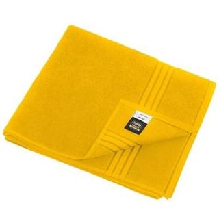 Bath Towel Badetuch in flauschiger Walkfrottier-Qualität gelb, Gr. one size