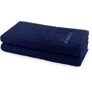 Saunatuch MÖVE FOR FROTTANA, grün (deep sea), B:80cm L:200cm, Walkfrottier, Obermaterial: 100% Baumwolle, Handtücher