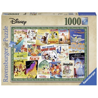 Ravensburger Puzzle »1000 Teile Ravensburger Puzzle Disney Vintage Movie Poster 19874«, 1000 Puzzleteile