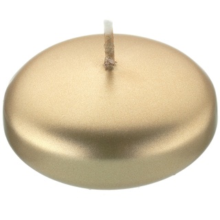 Kopschitz Kerzen Schwimmkerzen Gold 2,6 x 4,2 cm, 8 Stück