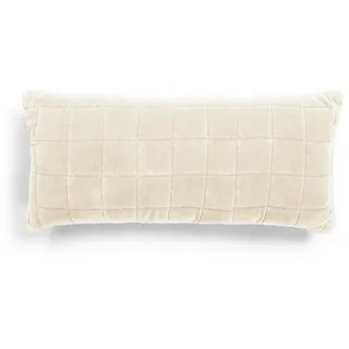 Essenza Dekokissen Julia, aus weichem Baumwollsamt beige