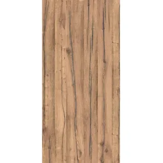 BREUER Duschrückwand »Q72«, 1500 x 2550, Holzdekor Eiche - braun