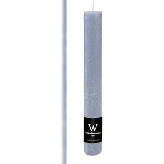Wiedemann Kerzen Durchgefärbte Stabkerzen Grau-Blau 280 x Ø 35 mm, 1 Stück