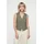 Kurzweste VERO MODA VMCAIA NOOS Damen Gr M deep lichen Web Obermaterial 90 10 unifarben normal V-Ausschnitt Westen mit figurbetonte Form
