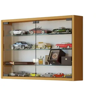 VCM Hängevitrine Mandosa M 60 x 40 x 10 cm Holzfarben