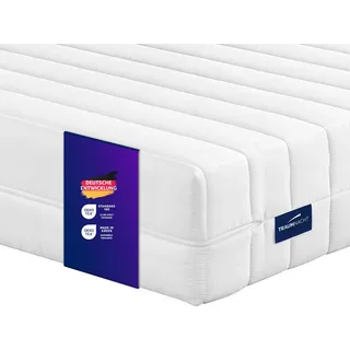 Traumnacht Easy Comfort Duo 7-Zonen Rollmatratze 120 x 200 cm | H2 & H3 | Ergonomisch & atmungsaktiv | Oeko-TEX Standard 100 | 21 cm Höhe | Antibakteriell | Deutscher Qualitätsstandard