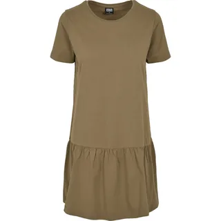 URBAN CLASSICS Valance Tee Dress Shirtkleid Khaki S