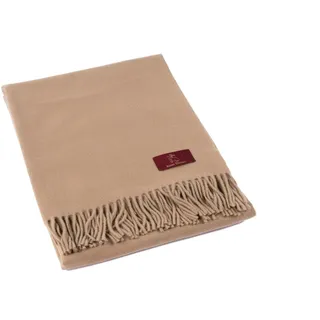 Ritter Decken Luzern Merino-Wolldecke 130 x 180 cm - Kamel | Leichtes Plaid aus 100% Merino-Schurwolle, ideal als Kuscheldecke, Sofadecke, Wohndecke & Tagesdecke, Made in Germany
