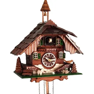 CLOCKVILLA HETTICH-UHREN Kuckucksuhr 30,0 Quarz braun