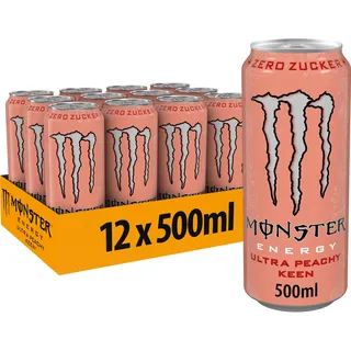 Monster Energy Ultra Peachy Keen Pfirsich 500 ml