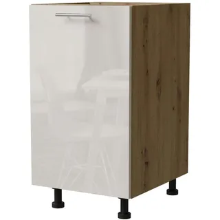 Feldmann-Wohnen Unterschrank Brerra 45 x 50 x 82 cm Weiß