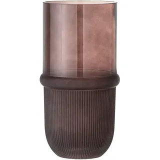 Bloomingville Vase Belise, braun, Glas