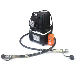 Elektrische Hydraulikpumpe Mit Magnetventil Electric Hydraulic Pump Elektrohydraulikpumpe Magnet Ventil Hochdruck HydrauliköL Pumpe Hydraulikaggregat Tragbare ÖLpumpe 700Bar 1200W