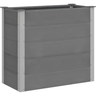 vidaXL Garten-Hochbeet WPC 100 x 50 x 91 cm Grau
