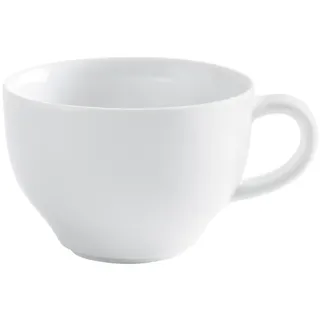 KAHLA 215126A90021C Café Sommelier  Cappuccino International-Obertasse 0,23l | weiße Kaffeetasse aus Porzellan