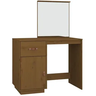 vidaXL Schminktisch Honigbraun 95x50x134 cm Massivholz Kiefer