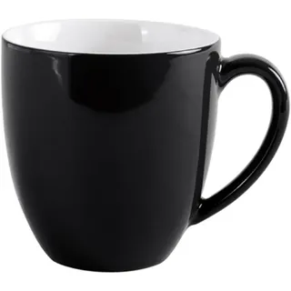 KAHLA Pronto Colore Kaffeebecher 0,53 l XL pure black | schwarze große Kaffeetasse aus Porzellan