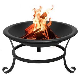 Grafner Feuerschale Ø 50 cm Schwarz