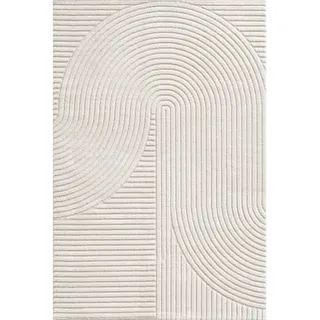 Möbel Kraft Elio Webteppich 160 x 230 cm Creme/Beige