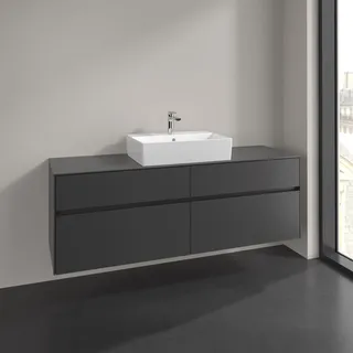 Villeroy & Boch Waschtischunterschrank 160 x 54,8 x 50 cm Graphit