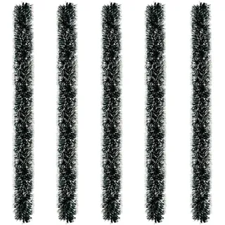 10M Girlande Weihnachten,5 PCS Künstliche Weihnachtsgirlande,Tannengirland,Christmas Tinsel Garland,Weihnachtsdeko Tannengirlande,Urlaub Weihnachten Dekorationen Home Indoor Outdoor Party liefert (A)