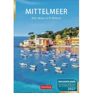 Harenberg Mittelmeer Wochenplaner 2027 Weiß