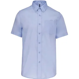 Kariban Herren Hemd kurzarm bügelfrei K539 bright sky XL